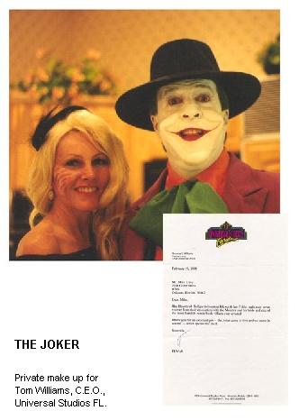 Joker Make Up - Universal Studios
